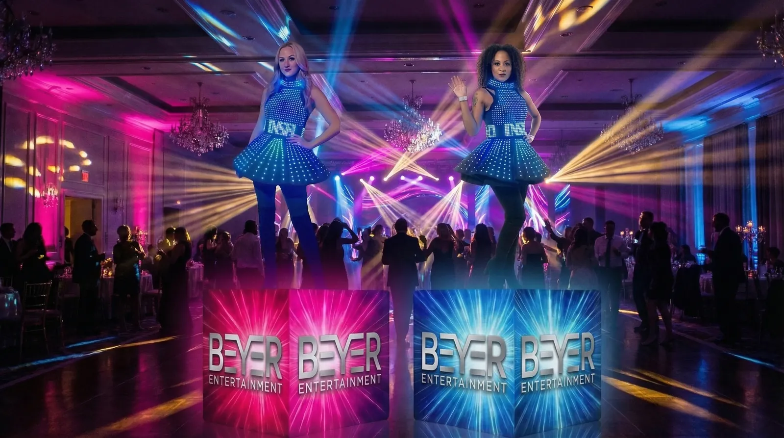 Beyer Entertainment GoGo Boxes with Dancers