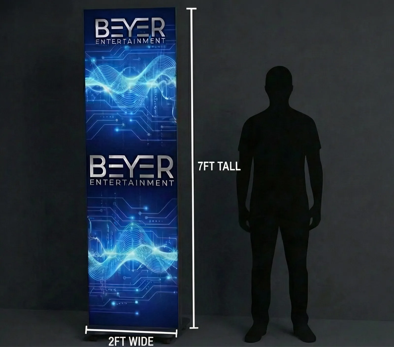 2ft Mobile LED Wall